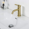 Brass Brushed Chrome Toilet Bathroom Basin Sink Golden Faucet