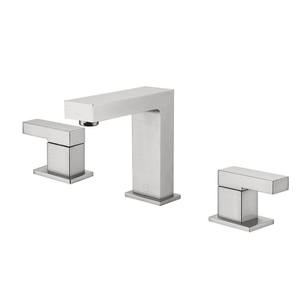 Classic Design Bath 3 Holes Brass cUPC Double Handle 8" Widespread Bathroom Faucet 