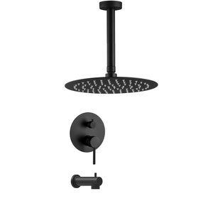 Shower System Rain Shower Head Shower Faucet Set with Tub Spout AF7328-7C