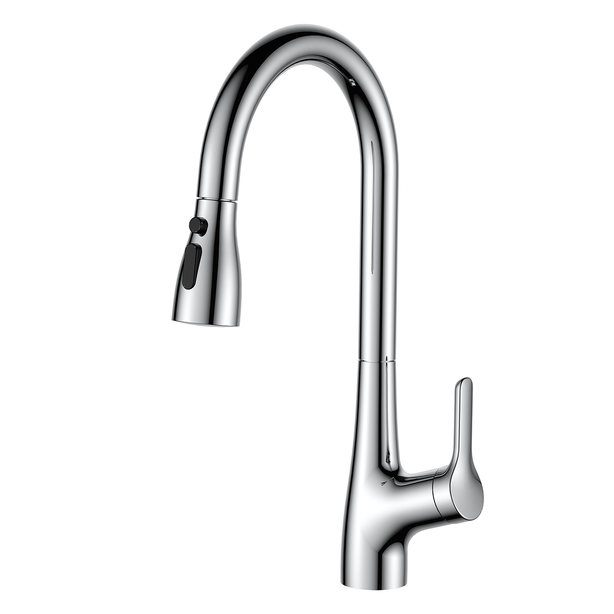 Aquacubic cUPC Modern brand low lead Kitchen Faucet with Pull Down Sprayer AF3052-5