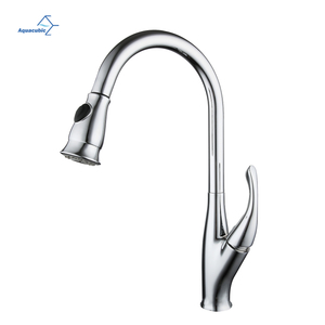Aquacubic cUPC Water Saving Excellent Washbasin Pull Out Kitchen Faucet