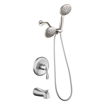 Bathtub Spout Shower Faucet Set Shower Trim Kit AF7324-7B