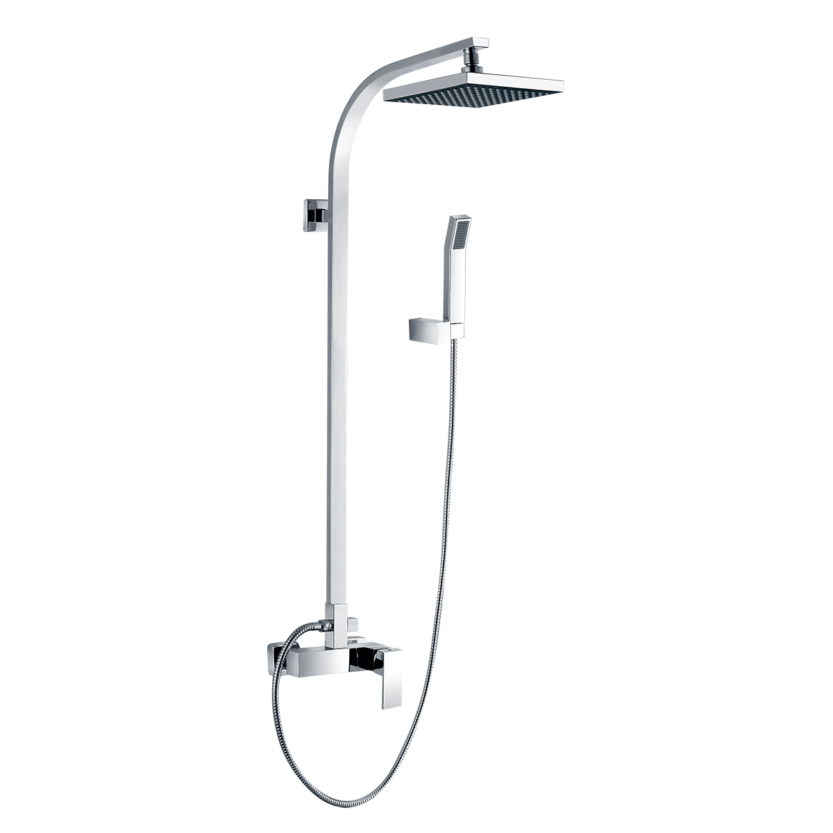 Bathroom Rain Shower Head Handheld Shower Faucet