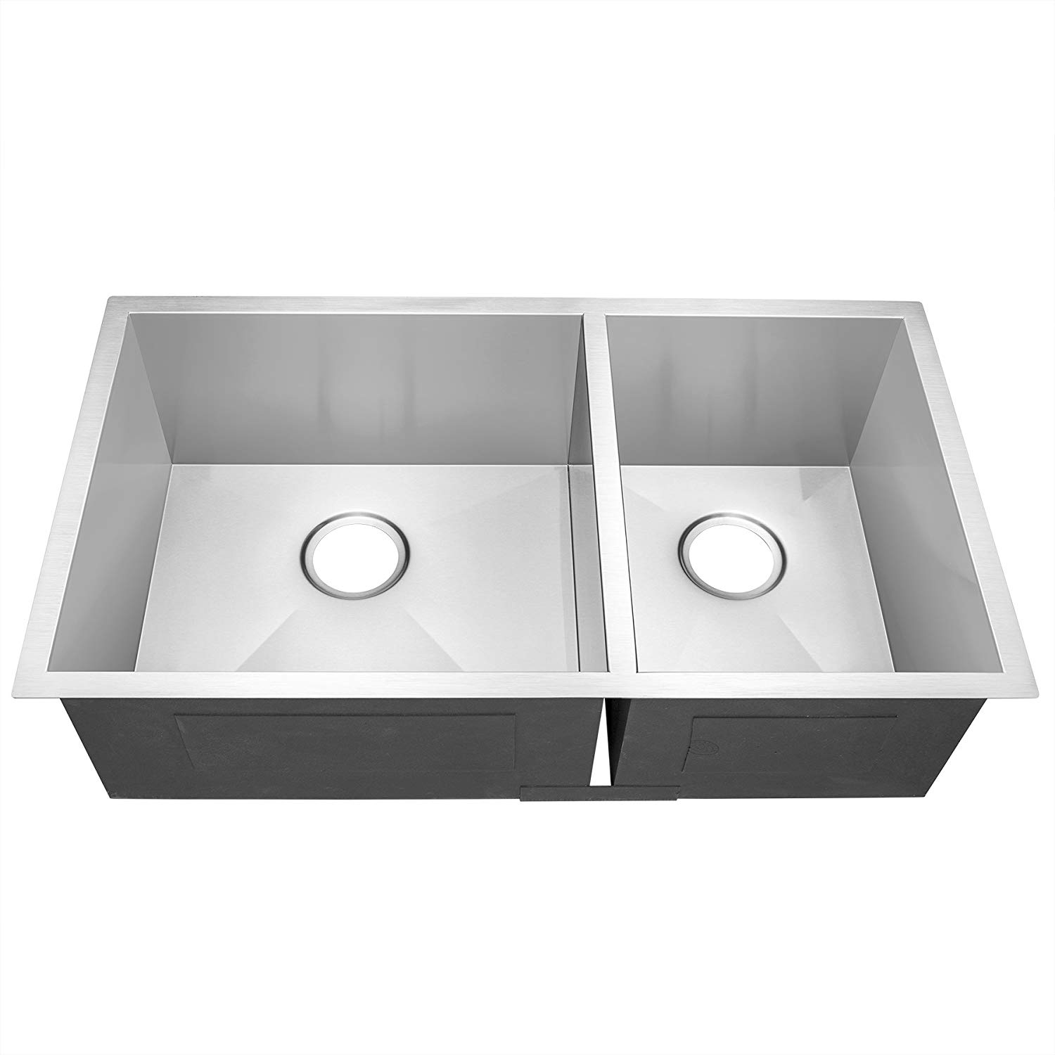 32 Inch Stainless Steel Handmade Undermount Kitchen Sink with Double Bowl