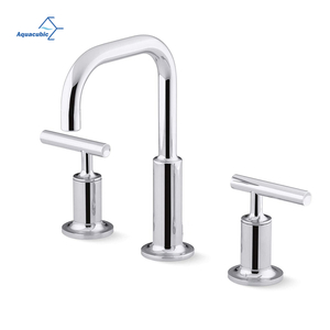 Wholesale Two Handle brass bathroom cabinet tap cUPC 8" Widespread Bathroom Faucet