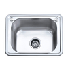 510 x 400 x 150 mm Stainless Steel Pressed / Drawn Kitchen Sink