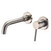 Solid Brass Single Handle Wall Mounted Bathroom Sink Lavatory Faucet