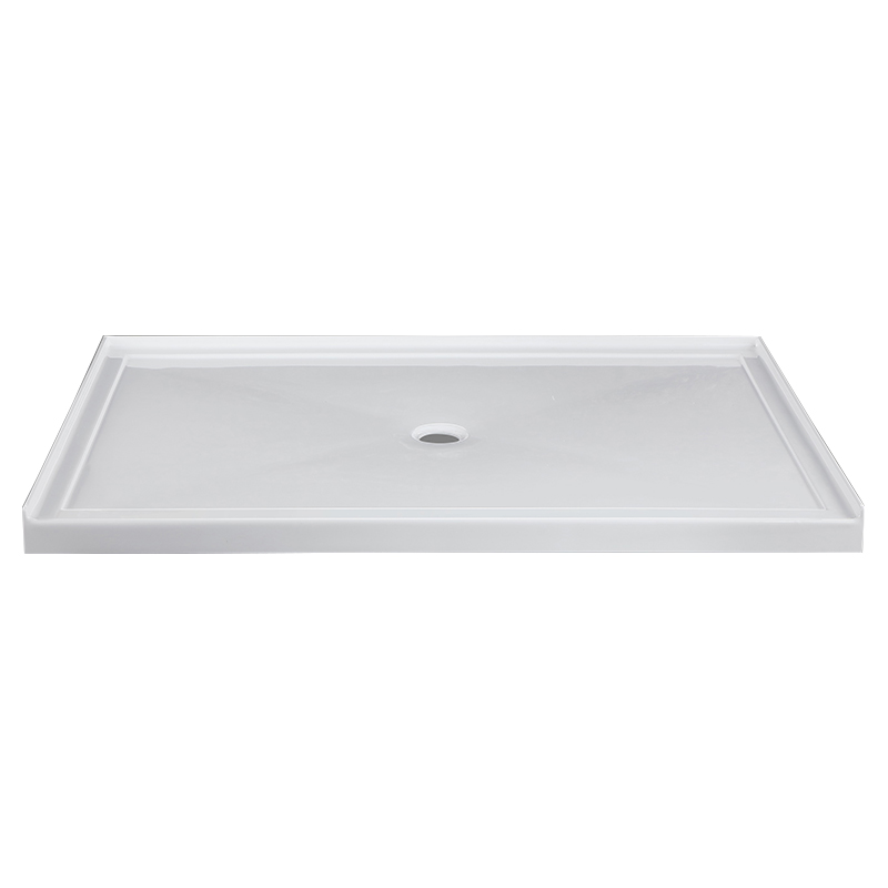 47.24 x 35.43 x 2.56 Inch Shower Tray, Shower Base, Shower Pan ACP1293S12S with 3 Side Upstand