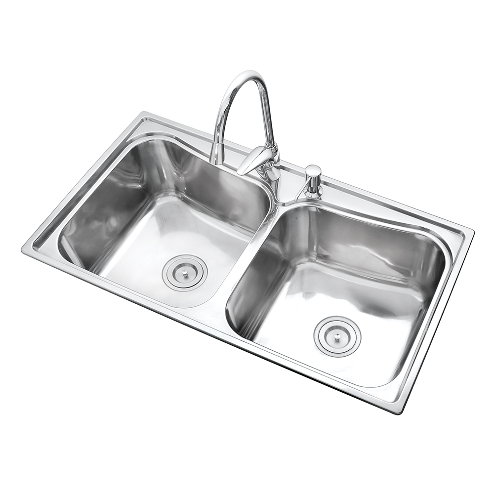 850 x 480 x 190 mm Stainless Steel Pressed / Drawn Kitchen Sink
