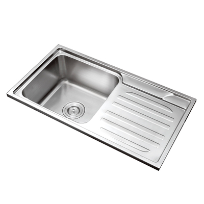 740 x 390 x 190 mm Stainless Steel Pressed / Drawn Kitchen Sink