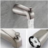 Nickel Brass Wall Mounted Concealed Bathroom Shower Faucet Set