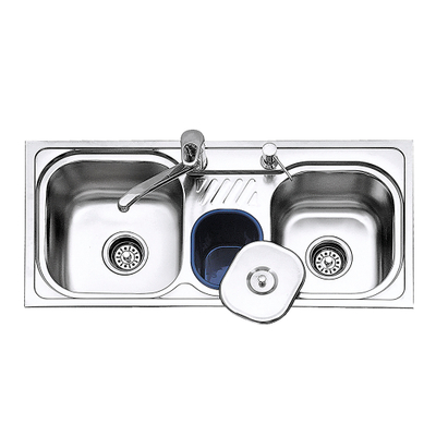 880 x 410 x 180 mm Stainless Steel Pressed / Drawn Kitchen Sink