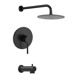 Shower System Rain Shower Head Shower Faucet Set with Tub Spout AF7328-7B